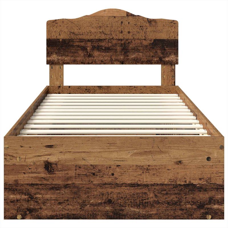 Casa si Gradina - Mobilier - Paturi si accesorii - Paturi - Cadru de pat Lemn vechi 75 x 190 cm Lemn de pin masiv - Infinity.ro