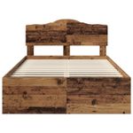 Casa si Gradina - Mobilier - Paturi si accesorii - Paturi - Cadru de pat Lemn vechi 135 x 190 cm Lemn de pin masiv - Infinity.ro