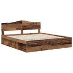 Casa si Gradina - Mobilier - Paturi si accesorii - Paturi - Cadru de pat Lemn vechi 180 x 200 cm Lemn de pin masiv - Infinity.ro