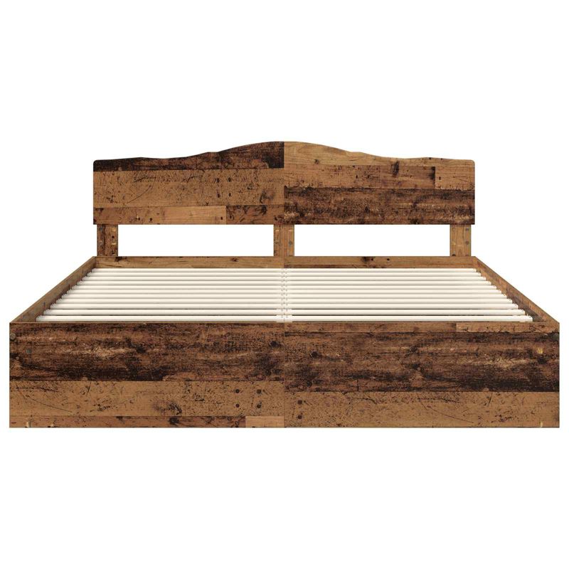 Casa si Gradina - Mobilier - Paturi si accesorii - Paturi - Cadru de pat Lemn vechi 180 x 200 cm Lemn de pin masiv - Infinity.ro
