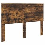 Casa si Gradina - Mobilier - Paturi si accesorii - Paturi - Cadru de pat Stejar fumuriu 140 x 200 cm Lemn Ingineresc - Infinity.ro