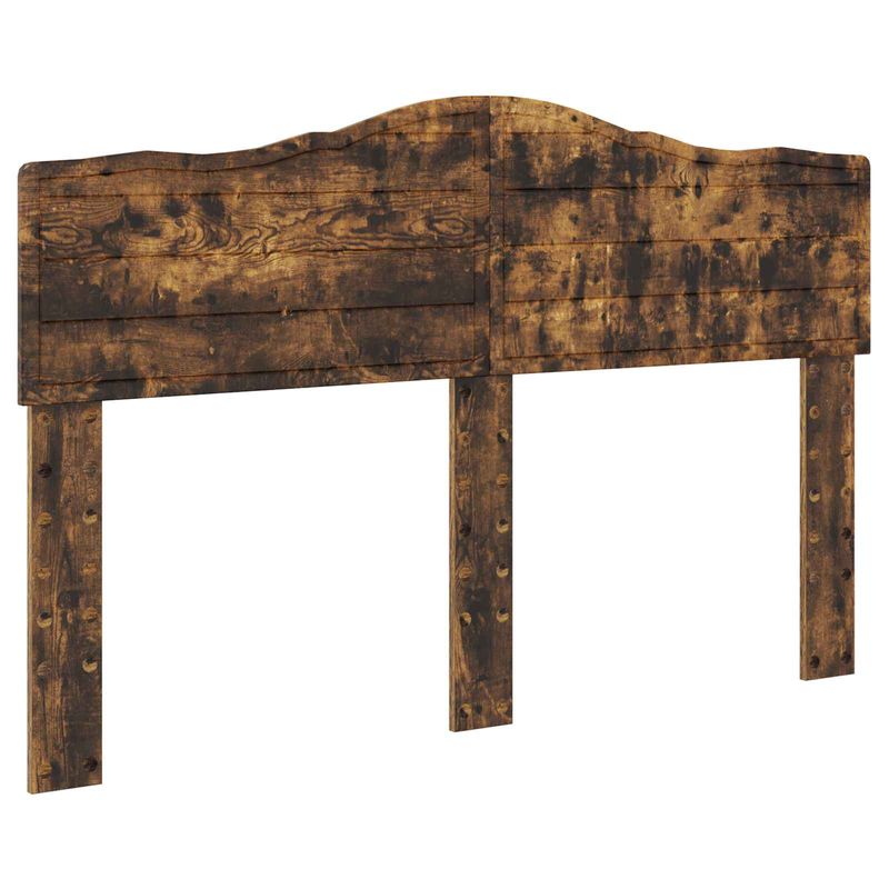 Casa si Gradina - Mobilier - Paturi si accesorii - Paturi - Cadru de pat Stejar fumuriu 140 x 200 cm Lemn de pin masiv - Infinity.ro