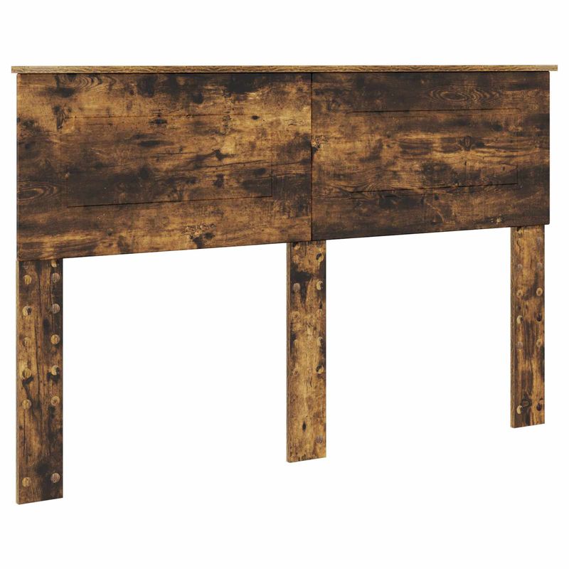 Casa si Gradina - Mobilier - Paturi si accesorii - Paturi - Cadru de pat Stejar fumuriu 140 x 200 cm Lemn compozit - Infinity.ro