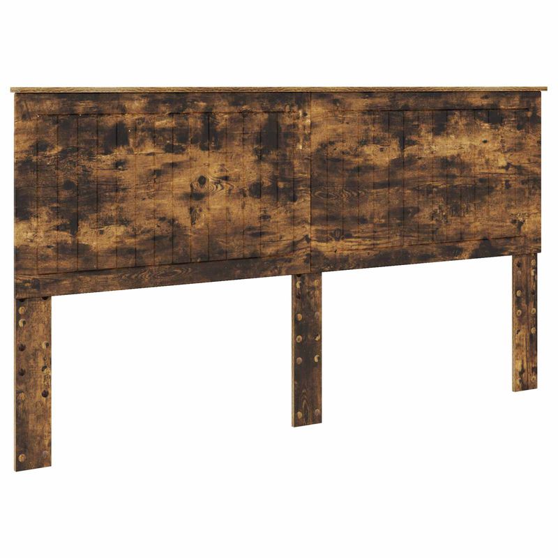 Casa si Gradina - Mobilier - Paturi si accesorii - Paturi - Cadru de pat Stejar fumuriu 180 x 200 cm Lemn Ingineresc - Infinity.ro