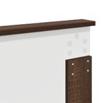 Casa si Gradina - Mobilier - Paturi si accesorii - Paturi - Cadru de pat Stejar inchis 135 x 190 cm Lemn Ingineresc - Infinity.ro