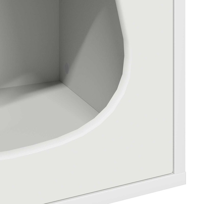 Petshop - Accesorii petshop - Culcusuri si custi - Custi interior si exterior - Casa pentru pisici Alb 42,5 x 40 x 52,5 cm Lemn compozit - Infinity.ro