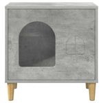 Petshop - Accesorii petshop - Culcusuri si custi - Custi interior si exterior - Casa pentru pisici Beton 51 x 30 x 52 cm Lemn compozit - Infinity.ro