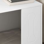 Petshop - Accesorii petshop - Culcusuri si custi - Custi interior si exterior - Casa pentru caini Alb 44 x 42 x 49 cm Lemn compozit - Infinity.ro