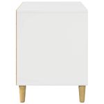 Petshop - Accesorii petshop - Jucarii animale - Ansambluri de joaca - Casa pentru pisici Alb Lucios 42,5 x 40 x 52,5 cm Lemn compozit - Infinity.ro