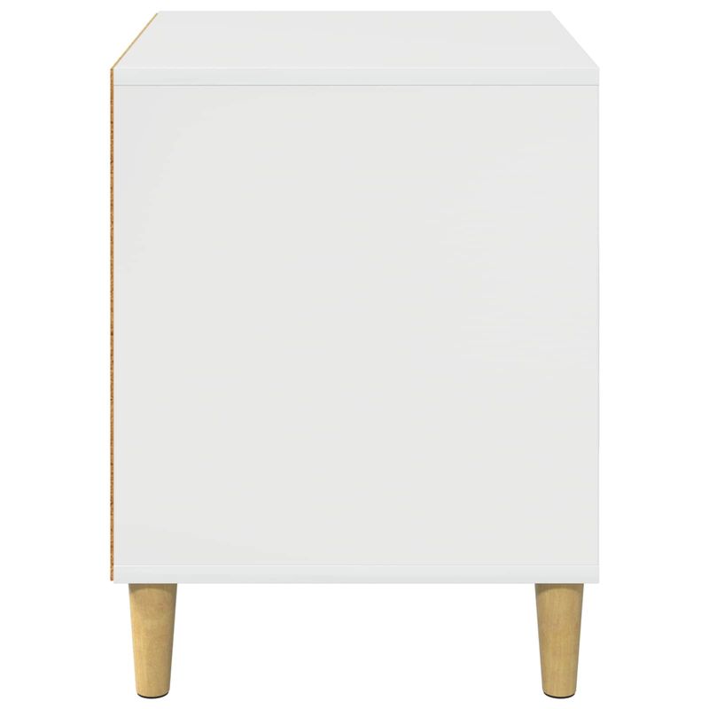 Petshop - Accesorii petshop - Jucarii animale - Ansambluri de joaca - Casa pentru pisici Alb Lucios 42,5 x 40 x 52,5 cm Lemn compozit - Infinity.ro