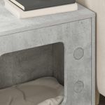 Petshop - Accesorii petshop - Culcusuri si custi - Custi interior si exterior - Casa pentru pisici Beton 51 x 30 x 52 cm Lemn compozit - Infinity.ro