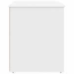 Petshop - Accesorii petshop - Culcusuri si custi - Custi interior si exterior - Casa pentru pisici Alb 53 x 52 x 60 cm Lemn compozit - Infinity.ro