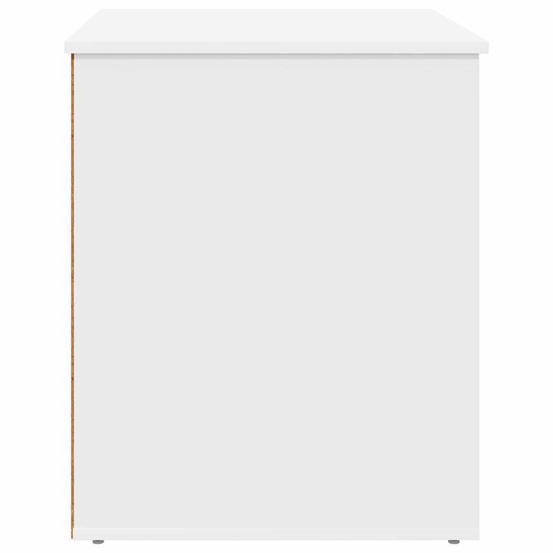 Petshop - Accesorii petshop - Culcusuri si custi - Custi interior si exterior - Casa pentru pisici Alb 53 x 52 x 60 cm Lemn compozit - Infinity.ro