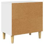 Petshop - Accesorii petshop - Culcusuri si custi - Custi interior si exterior - Casa pentru pisici Alb Lucios 51 x 30 x 52 cm Lemn compozit - Infinity.ro
