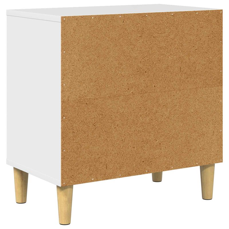 Petshop - Accesorii petshop - Culcusuri si custi - Custi interior si exterior - Casa pentru pisici Alb Lucios 51 x 30 x 52 cm Lemn compozit - Infinity.ro