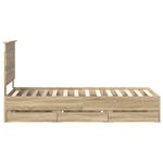 Casa si Gradina - Mobilier - Paturi si accesorii - Paturi - Cadru de pat Stejar Sonoma 75 x 190 cm Lemn Ingineresc - Infinity.ro