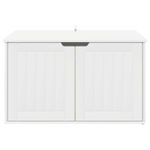 Petshop - Accesorii petshop - Jucarii animale - Ansambluri de joaca - Casa pentru pisici Alb 85 x 55 x 50 cm Lemn compozit - Infinity.ro