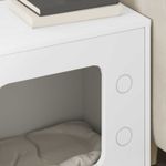 Petshop - Accesorii petshop - Jucarii animale - Ansambluri de joaca - Casa pentru pisici Alb 51 x 30 x 52 cm Lemn compozit - Infinity.ro