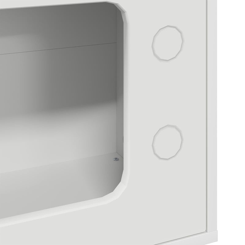 Petshop - Accesorii petshop - Jucarii animale - Ansambluri de joaca - Casa pentru pisici Alb 51 x 30 x 52 cm Lemn compozit - Infinity.ro