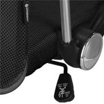 Casa si Gradina - Mobilier - Scaune si fotolii - Scaune - Scaun birou reglabil, ergonomic, cu spatar din microplasa respirabila si baza metalica cromata, 117x58x60 cm, negru - Infinity.ro