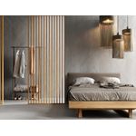 Casa si Gradina - Gradina si terasa - Garduri, panouri si accesorii - Riflaj perete despartitor MDF, LDA PREMIUM, Stejar Saragossa, 275x58 cm - Infinity.ro