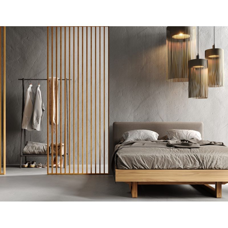 Casa si Gradina - Gradina si terasa - Garduri, panouri si accesorii - Riflaj perete despartitor MDF, LDA PREMIUM, Stejar Saragossa, 275x58 cm - Infinity.ro