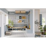 Casa si Gradina - Gradina si terasa - Garduri, panouri si accesorii - Riflaj perete despartitor MDF, LDA PREMIUM, Stejar Saragossa, 275x58 cm - Infinity.ro