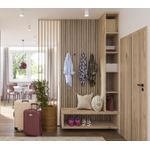 Casa si Gradina - Gradina si terasa - Garduri, panouri si accesorii - Riflaj perete despartitor MDF, LDA PREMIUM, Stejar Saragossa, 275x58 cm - Infinity.ro