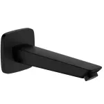 Casa si Gradina - Sanitare - Lavoar baie si accesorii - Baterii sanitare - Pipa cada negru mat Hansgrohe Logis - Infinity.ro