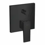 Casa si Gradina - Sanitare - Lavoar baie si accesorii - Baterii sanitare - Baterie cada - dus incastrata Hansgrohe Metropol negru mat - Infinity.ro