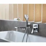Casa si Gradina - Sanitare - Lavoar baie si accesorii - Baterii sanitare - Baterie cada - dus Hansgrohe Metropol incastrata crom - Infinity.ro