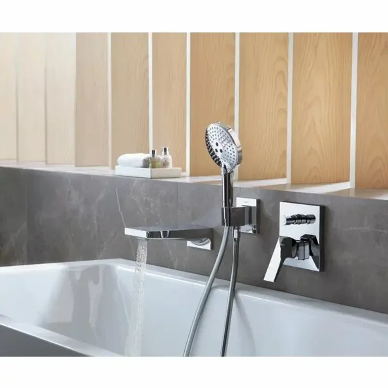 Casa si Gradina - Sanitare - Lavoar baie si accesorii - Baterii sanitare - Baterie cada - dus Hansgrohe Metropol incastrata crom - Infinity.ro