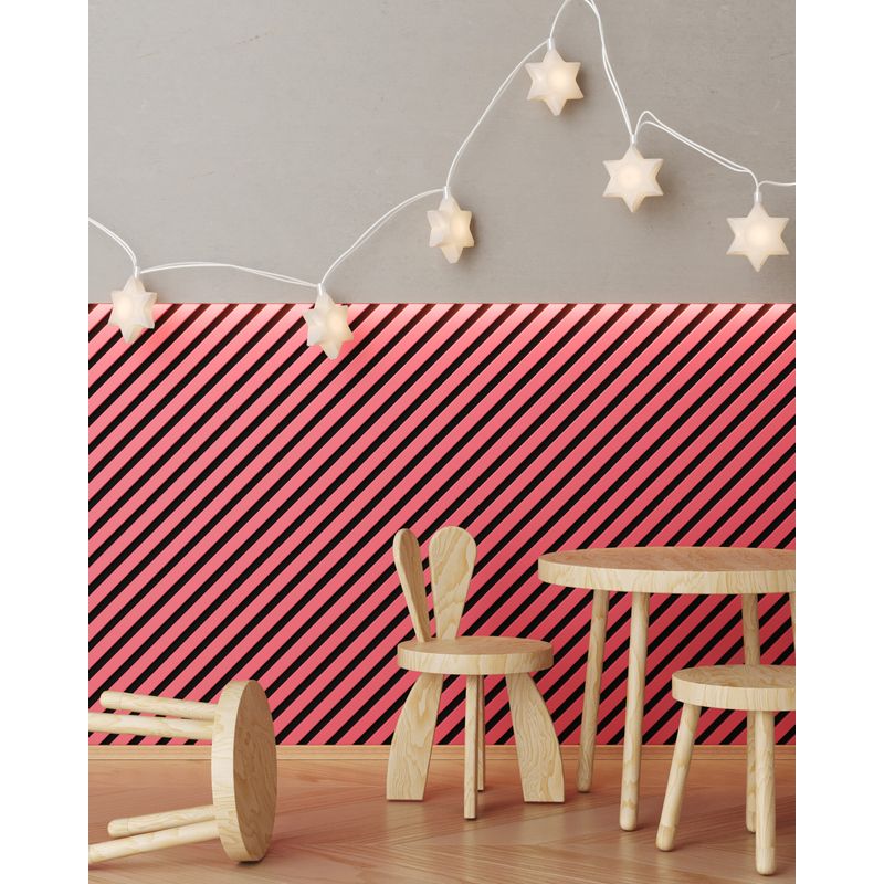 Casa si Gradina - Gradina si terasa - Garduri, panouri si accesorii - Riflaj MDF decorativ LDA PREMIUM de tip Panou Acustic, Coral, 260x40 cm - Infinity.ro