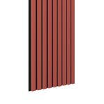 Casa si Gradina - Gradina si terasa - Garduri, panouri si accesorii - Riflaj MDF decorativ LDA PREMIUM de tip Panou Acustic, Coral, 260x40 cm - Infinity.ro
