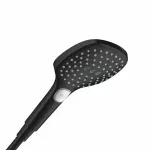 Casa si Gradina - Sanitare - Lavoar baie si accesorii - Accesorii baterii sanitare - Para de dus Hansgrohe Raindance Select 120 negru mat 3 functii - Infinity.ro