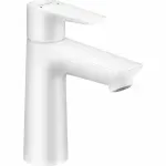 Casa si Gradina - Sanitare - Lavoar baie si accesorii - Baterii sanitare - Baterie lavoar Hansgrohe Talis E 110 cu ventil Pop-Up alb mat - Infinity.ro