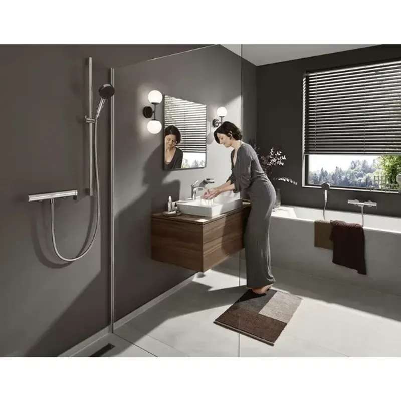 Casa si Gradina - Sanitare - Lavoar baie si accesorii - Baterii sanitare - Baterie cada - dus Hansgrohe Vivenis crom lucios monocomanda - Infinity.ro