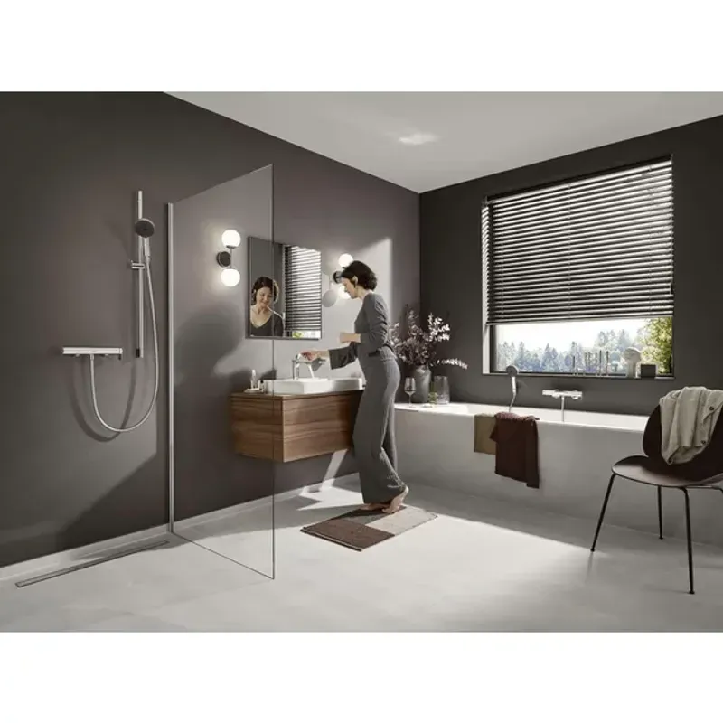 Casa si Gradina - Sanitare - Lavoar baie si accesorii - Baterii sanitare - Baterie cada - dus Hansgrohe Vivenis crom lucios monocomanda - Infinity.ro
