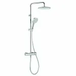 Casa si Gradina - Sanitare - Cazi si cabine de dus - Coloane si seturi de dus - Coloana de dus cu baterie termostatata Kludi Freshline - Infinity.ro