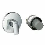 Casa si Gradina - Sanitare - Lavoar baie si accesorii - Baterii sanitare - Baterie dus incastrata Hansgrohe Logis cu corp incastat inclus crom - Infinity.ro