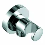 Casa si Gradina - Sanitare - Lavoar baie si accesorii - Accesorii baterii sanitare - Cot racord Kludi cu suport dus cu montaj pe perete - Infinity.ro