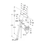 Casa si Gradina - Sanitare - Lavoar baie si accesorii - Baterii sanitare - Set baterie lavoar baterie dus si set dus Kludi Pure&Easy crom - Infinity.ro