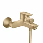 Casa si Gradina - Sanitare - Lavoar baie si accesorii - Baterii sanitare - Baterie cada - dus Hansgrohe Talis E monocomanda bronz periat - Infinity.ro