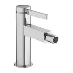 Casa si Gradina - Sanitare - Lavoar baie si accesorii - Baterii sanitare - Baterie bideu monocomanda Hansgrohe Finoris cu ventil Push-Open crom - Infinity.ro
