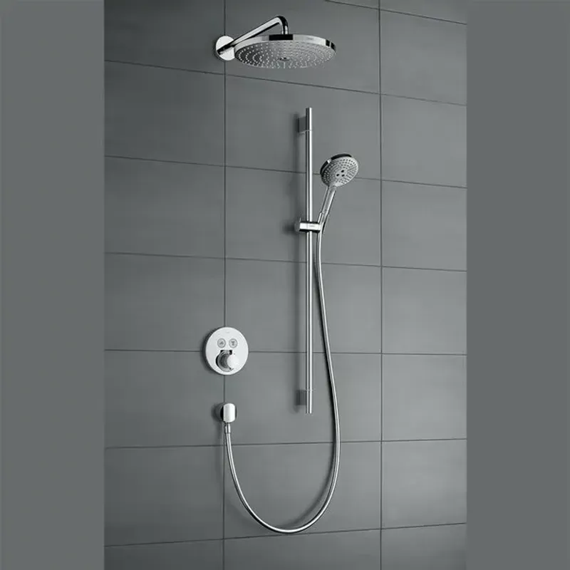 Casa si Gradina - Sanitare - Lavoar baie si accesorii - Baterii sanitare - Baterie dus incastrata Hansgrohe ShowerSelect S cu 2 functii crom lucios - Infinity.ro