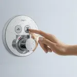 Casa si Gradina - Sanitare - Lavoar baie si accesorii - Baterii sanitare - Baterie dus incastrata Hansgrohe ShowerSelect S cu 2 functii crom lucios - Infinity.ro