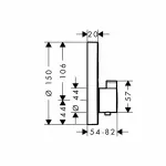 Casa si Gradina - Sanitare - Lavoar baie si accesorii - Baterii sanitare - Baterie dus incastrata Hansgrohe ShowerSelect S cu 2 functii crom lucios - Infinity.ro