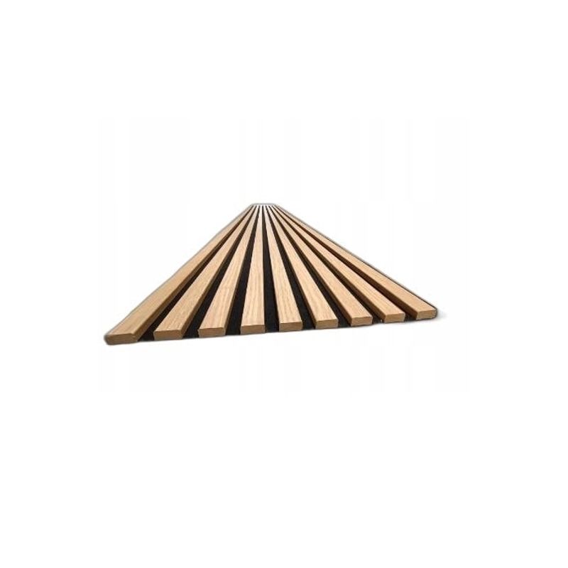 Casa si Gradina - Gradina si terasa - Garduri, panouri si accesorii - Riflaj MDF decorativ LDA PREMIUM de tip Panou Acoustic, Stejar Natur Saragossa, 260x40 cm - Infinity.ro