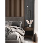 Casa si Gradina - Gradina si terasa - Garduri, panouri si accesorii - Riflaj MDF decorativ LDA PREMIUM de tip Panou Acoustic, Stejar Natur Saragossa, 260x40 cm - Infinity.ro