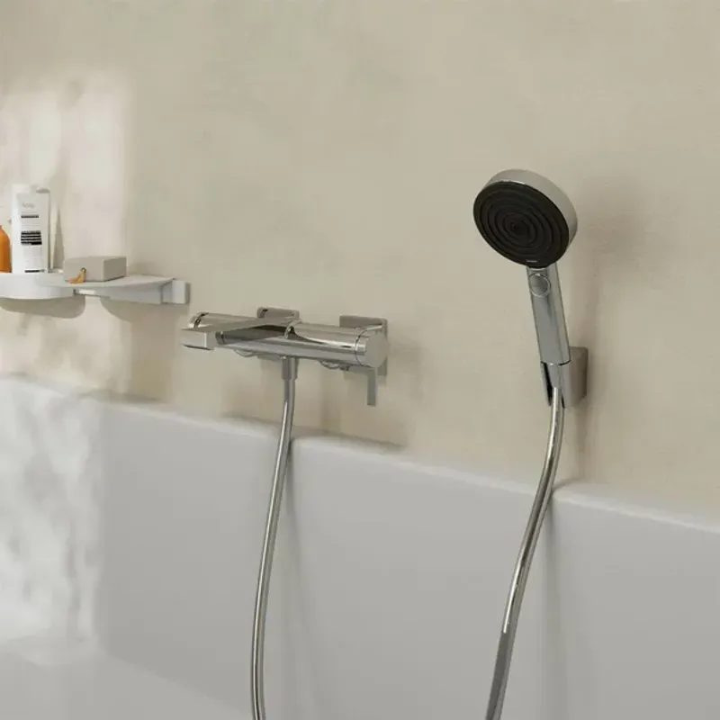 Casa si Gradina - Sanitare - Lavoar baie si accesorii - Baterii sanitare - Baterie cada - dus Hansgrohe Tecturis E - Infinity.ro